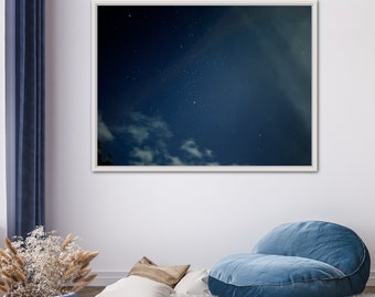 Starry Night Photography Print – Peaceful Night Sky Wall Art (Digital Download)