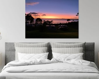 Beach Sunrise Wall Art – Coastal Home Decor (Digital Print)