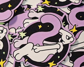 Mew2 in space | Waterproof Die-cut Sticker