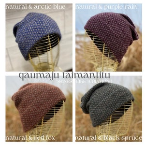 100% qiviut muskox down knitted hat made to order image 7