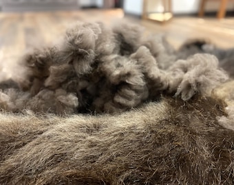 raw qiviut (muskox) fibre from 100% Inuit-owned company—1 gram