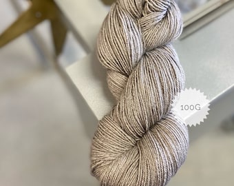 qiviut (muskox) sock yarn from Inuit-owned fibre mill