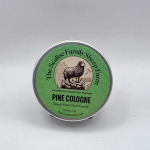 Pine Solid Cologne – Natural Pine Fragrance Balm