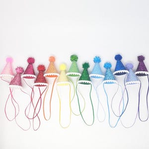 Pet Party Hat, Miniature Party Hat, Small Pet Birthday Party Hat, Small Animal Birthday Hat, Mini Party Hat, Miniature Birthday Hat