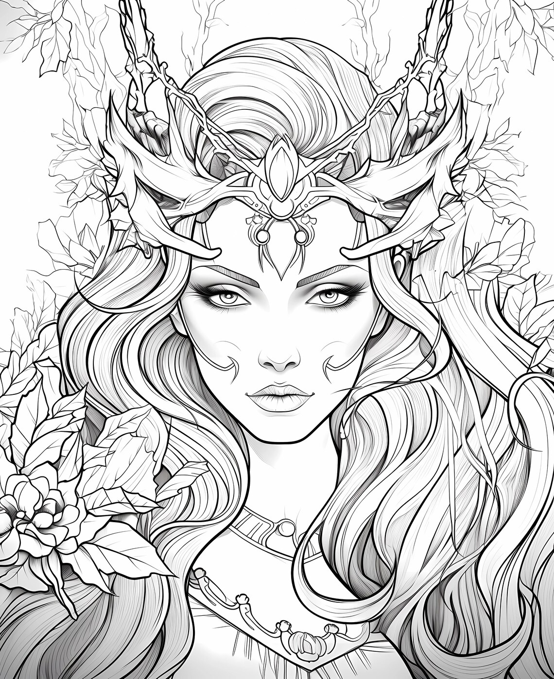 Mythical Greek Gods and Goddesses: Divine Coloring Journey - 32 Images ...
