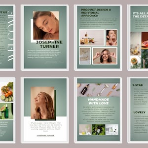 E-book Template Canva, Business e-book, E-book Cover template, Self-help e-book, Digital e-book, SkinCare Brandbook