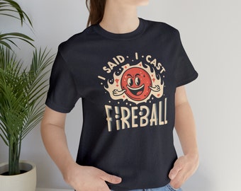 Fireball Dungeons & Dragons Unisex Jersey Short Sleeve Tee