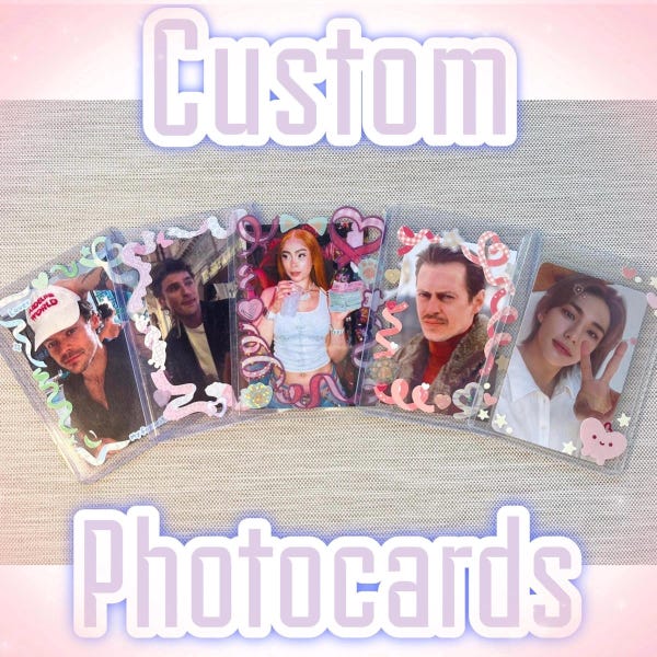 Custom Photocards and Toploaders
