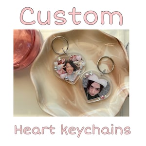 Chaveiro de coração personalizado
