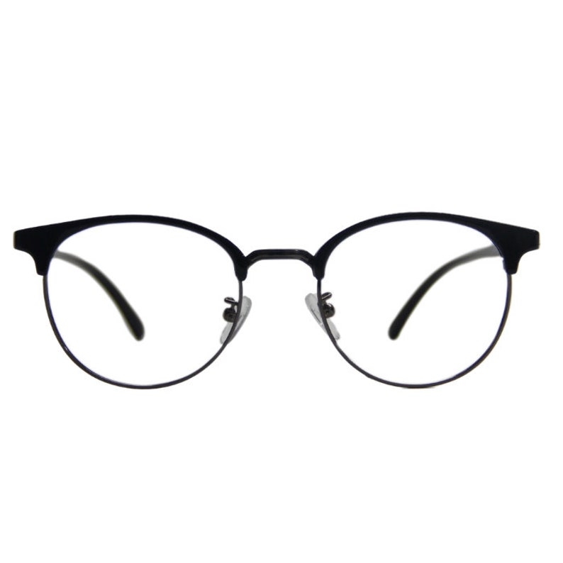Vintage Round Frame Reading Glasses for Men and Women Blue Light