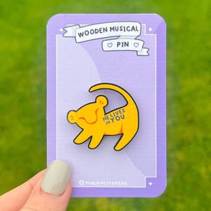The Lion King Musical Inspired Wooden Pin - He Lives In You