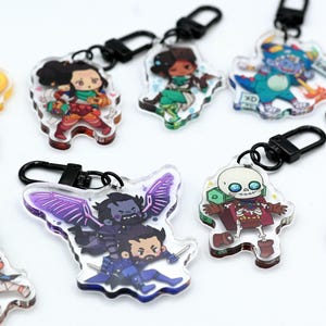 Dragon Age the Veilguard silly keychains