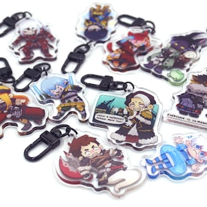 FFXIV SILLY KEYCHAINS