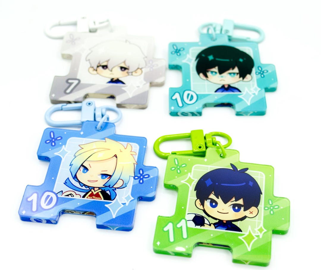 Blue Lock Portrait Charms - Etsy