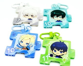 Blue Lock Puzzle Charms
