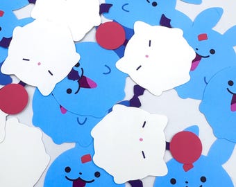 Moogle and Carbuncle Stickers