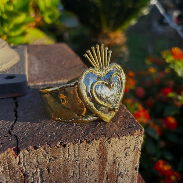 Two Hearts Bracelet (gold&silver)