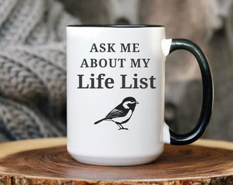 Vogelcadeau, vogeldecoratie/cadeau vogelliefhebber/vogeldecoratie/mok vogelnerd/grappig cadeau vogelliefhebber/cadeau vogelspotter voor vogelaars