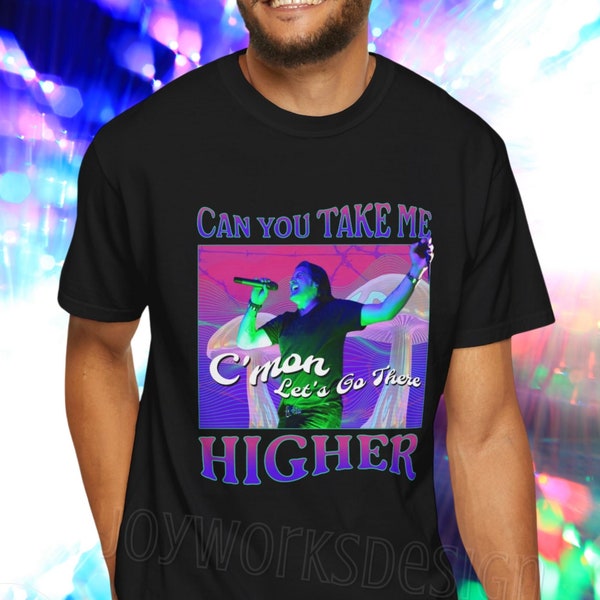 Creed Fan Can You Take Me Higher EDM Festival Raver House Music Techno Dance Shirt EDC Dubstep Bass Music Trippy Rave T-shirt Unisex