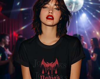 Nadja Vampire Club WWDITS Shirt Gothic Dark Academia Women's Cotton Tee Vampires What We Do in the Shadows Fan Nandor Laslzo Colin Robinson