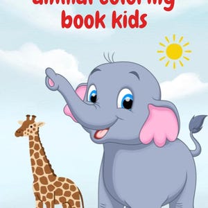 Animal Positive Affirmations Coloring Book for Kids | Printable Digital Coloring Pages | Mindfulness, Fun Activities for Children