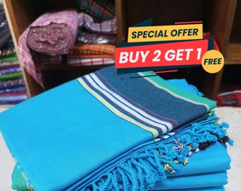 Buy From 2 get 1 Free!! Beach coverup /Sarong/swimwear coverup /scarf / Throw /Maasai shuka/Masai kikoi/Gift for her or him