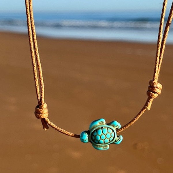 Turtle Chain Turtle Necklace - Etsy