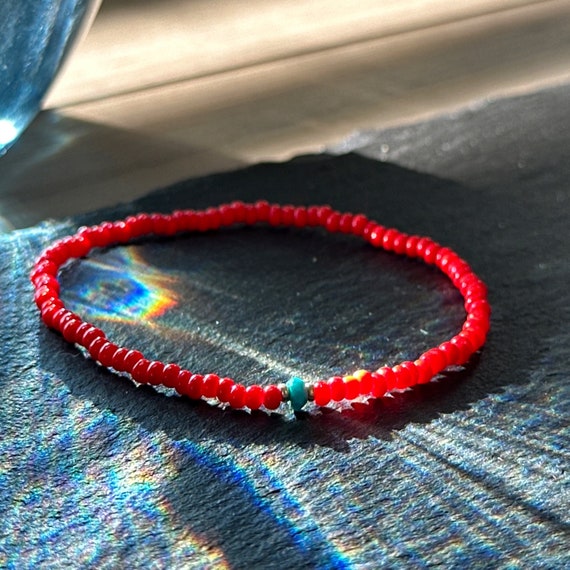 Mens turquoise beaded bracelets discount