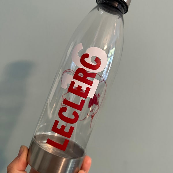 Charles Leclerc Water Bottle, Charles Leclerc Cup, Ferrari Water Bottle, F1 Water Bottle