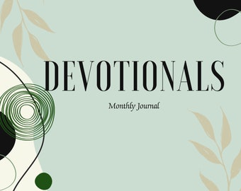 Printable Devotional Journal
