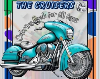 Kleurboek The Cruisers Motorcycles