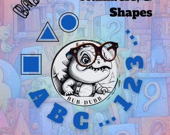 BABY's EERSTE Letters, cijfers en vormen: KLEURboek