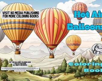 Heteluchtballonnen: kleurboeken