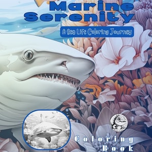 Marine Serenity: A Sealife Coloring Journey.