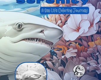 Marine Serenity: A Sealife Coloring Journey.