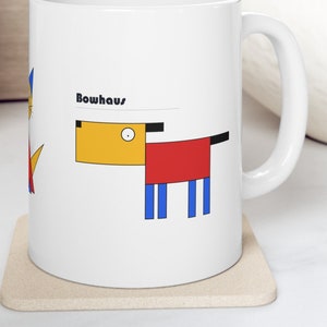 Bauhaus animal collection mug