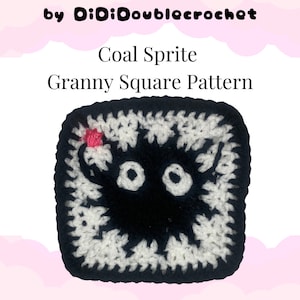 Coal Sprite Granny Square Pattern