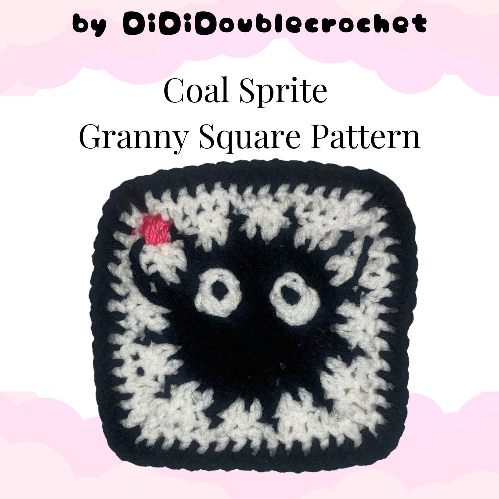 Coal Sprite Granny Square Pattern - Etsy