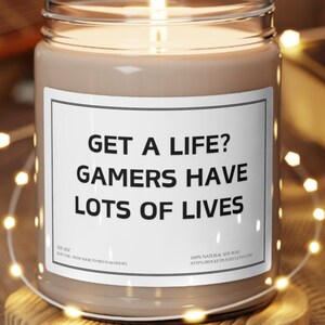 Videogamer Candle Gift For Gaming Boyfriend, Gaming Boyfriend Candle, Funny Video Gaming Candle Gift, Videogame Gamer Rage Candle Gift