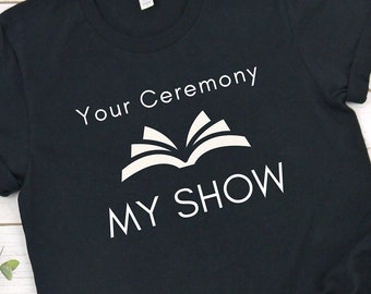 Camisa de oficiante, regalo de oficiante divertido para miembro de la familia oficiante, regalo de oficiante divertido, oficiantes de boda, camiseta de regalo de agradecimiento oficiante
