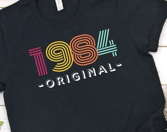 1984 Original Tee, 40th Birthday Gift, 40th Birthday Gift for Him, 40th Birthday Shirt, Personalized Birthday Tshirt, Gift for Her, 40th Tee