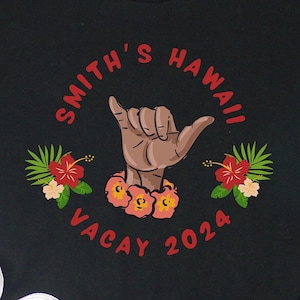 Family Hawaii Trip 2024 Shirts, Personalized Hawaii Shirt, Family Vacation Hawaii 2024 Shirts, Custom Vacation Outfit, Custom Trip T-shirts