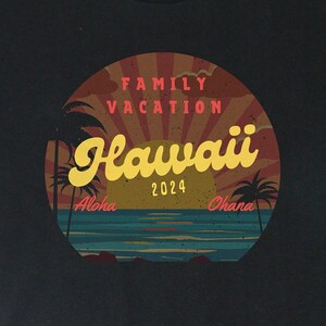 Family Hawaii Trip 2024 Shirts, Personalized Hawaii Shirt, Family Vacation Hawaii 2024 Shirts, Custom Vacation Outfit, Custom Trip T-shirts