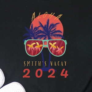 Family Hawaii Trip 2024 Shirts, Personalized Hawaii Shirt, Family Vacation Hawaii 2024 Shirts, Custom Vacation Outfit, Custom Trip T-shirts