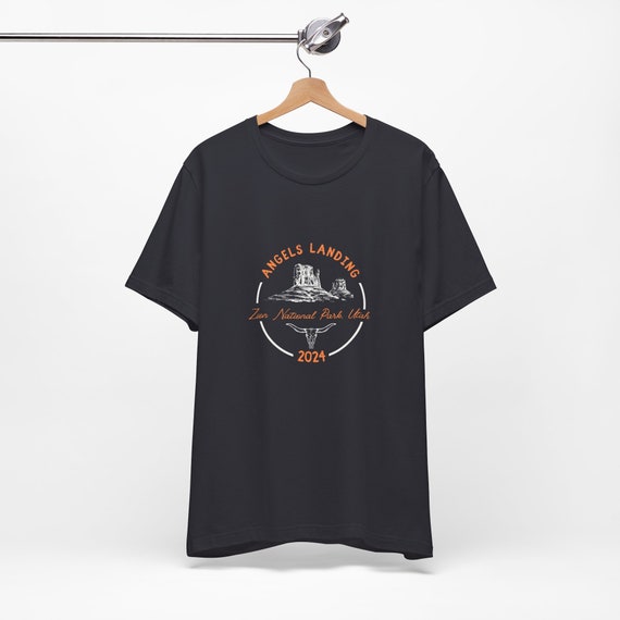 Zion National Park T Shirt I Hiked Angels Landing Trail Tee Zion National Park T Shirt I Hiked Angels Landing Trail Tee
