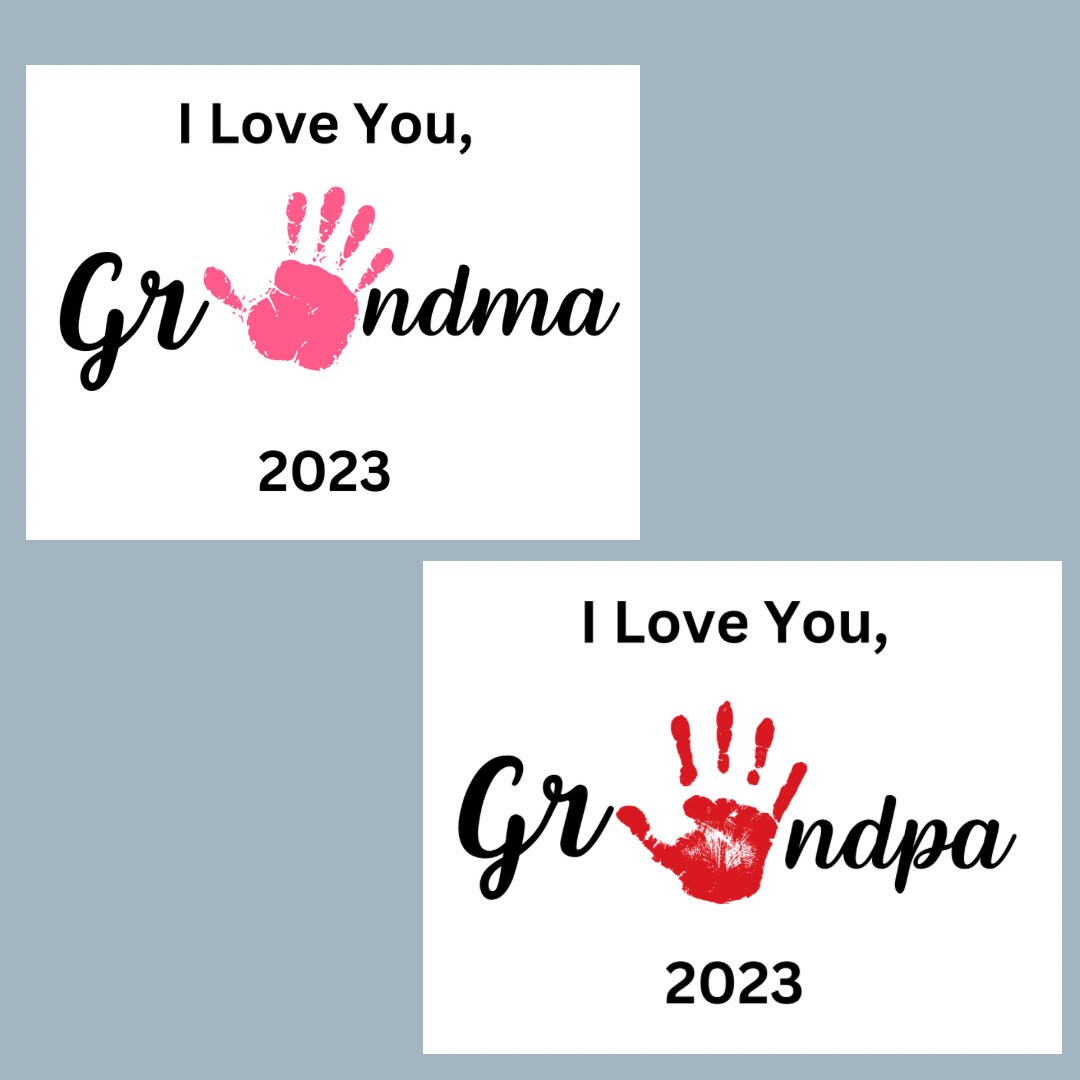 Grandparents Day Handprint Art Craft PRINTABLE Bundle for Fun Easy ...