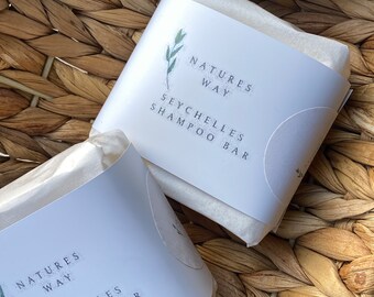 Shampoo Bar Seychelles - Sulphate Free. CPSR CERTIFIED!