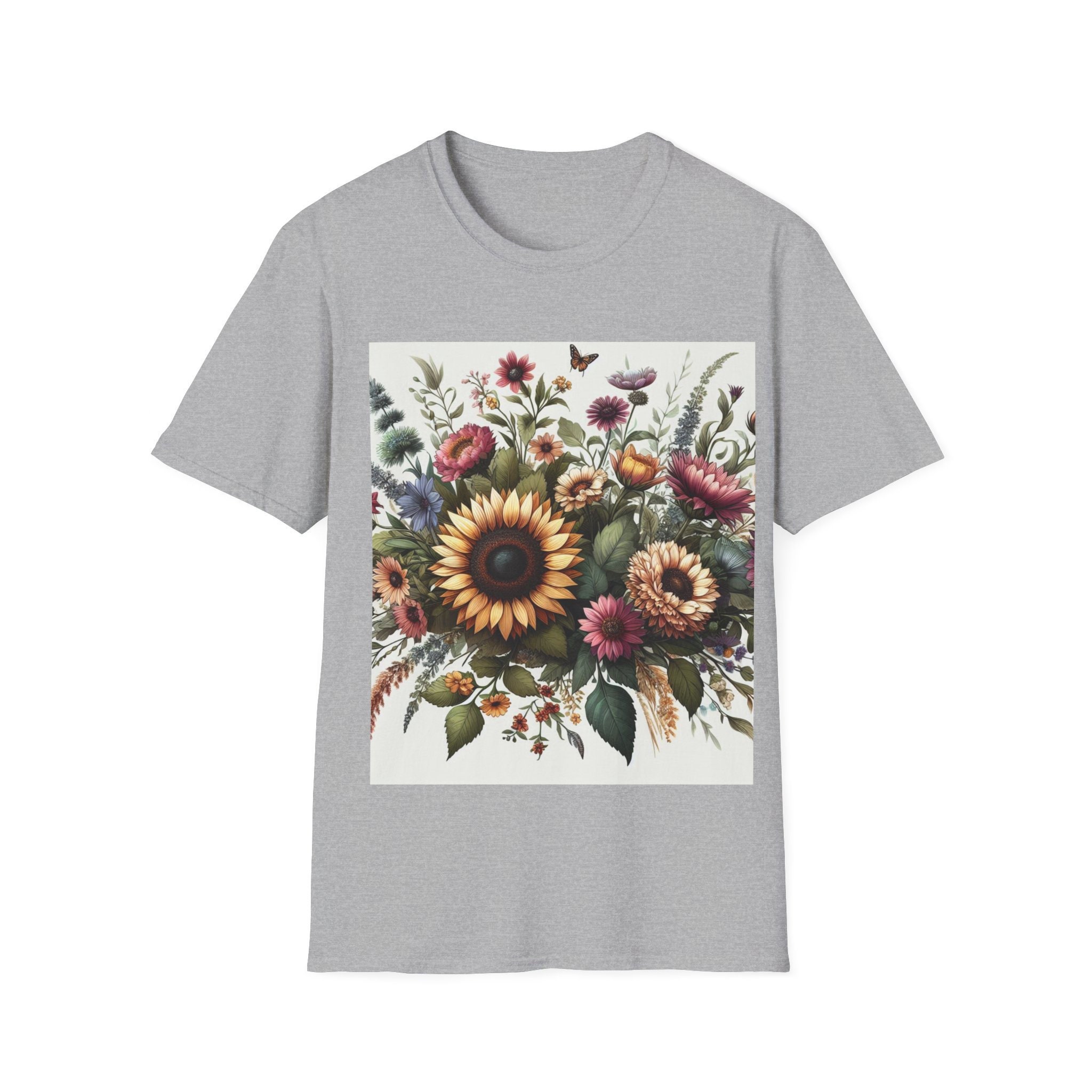 MULTICOLORED FLORAL PRINT SHIRT