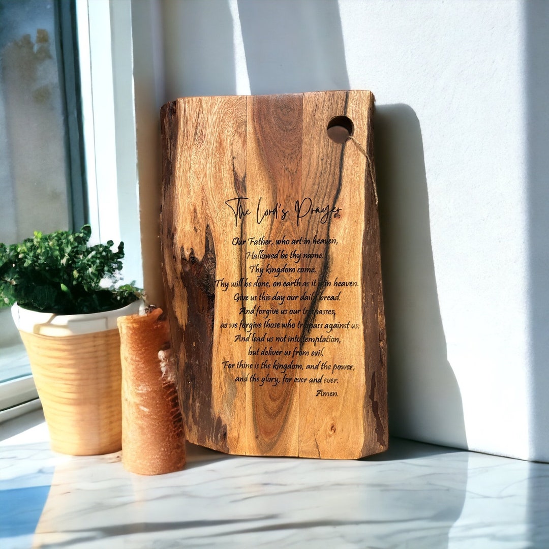 Personalized Engraved Liveedged Wood Etsy