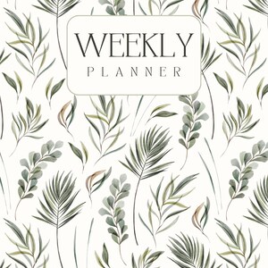 Weekly Planner Undated Digital Planner 2024 2025 Daily Planner Planner ...